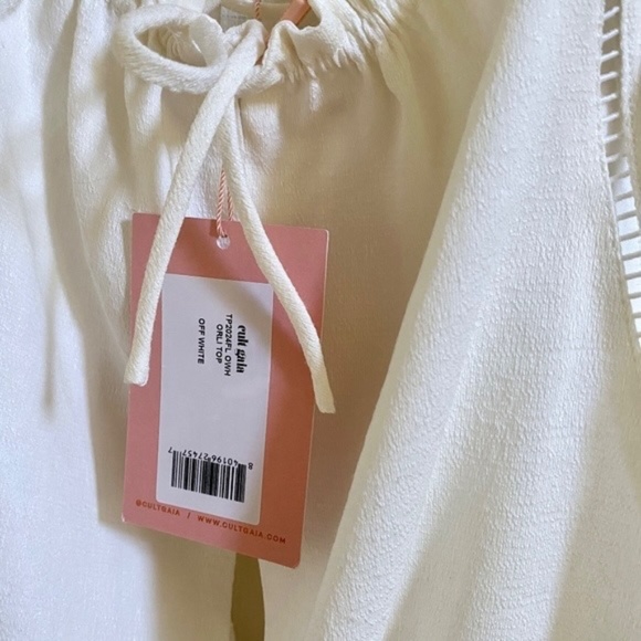 Cult Gaia Off-White Orly Top Size M - Picture 11 of 11